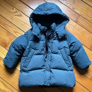 Zara Kids Water Repellent Down Puffer Coat - Size 4